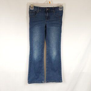 Crazy 8 Girls Adjustable Waist Dark Blue Jeans Bootcut Sz 8
